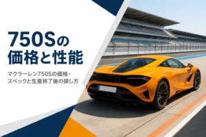 ピットレーンに停まったV8ミッドシップスーパーカー
