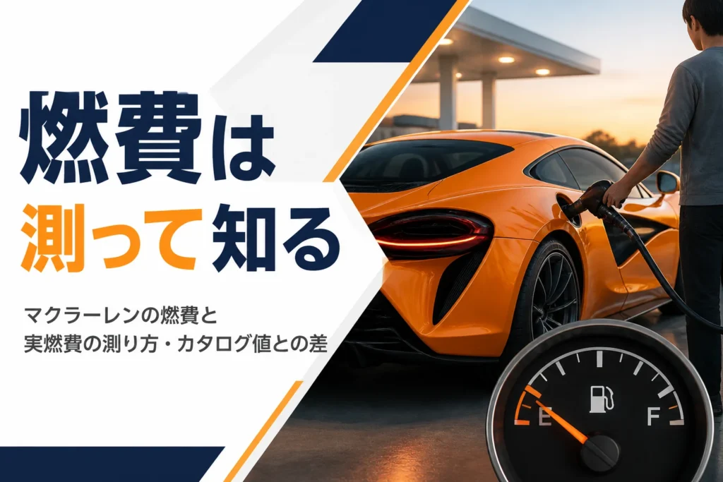 マクラーレンに給油している場面のイメージ